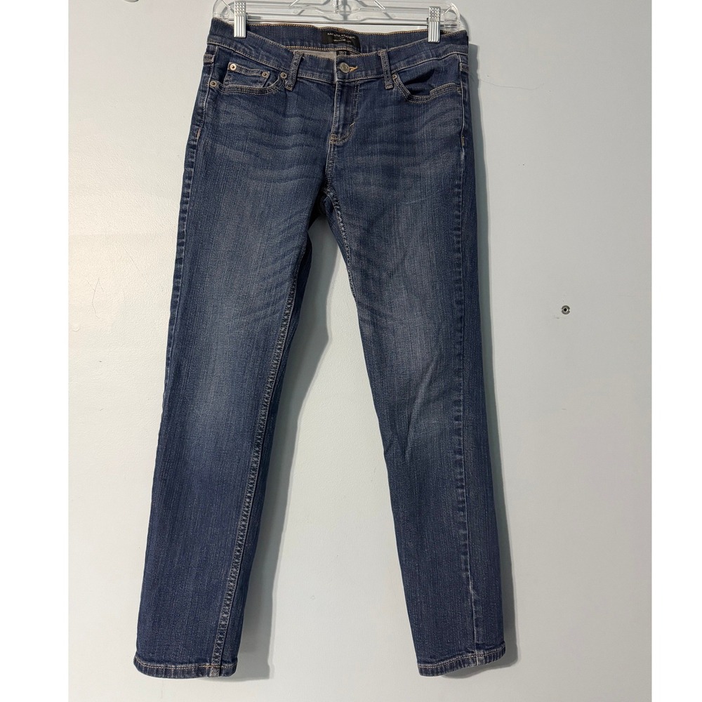 Banana Republic Girlfriend Jeans Women's 26/2 Medium Wash Stretch Denim 2414